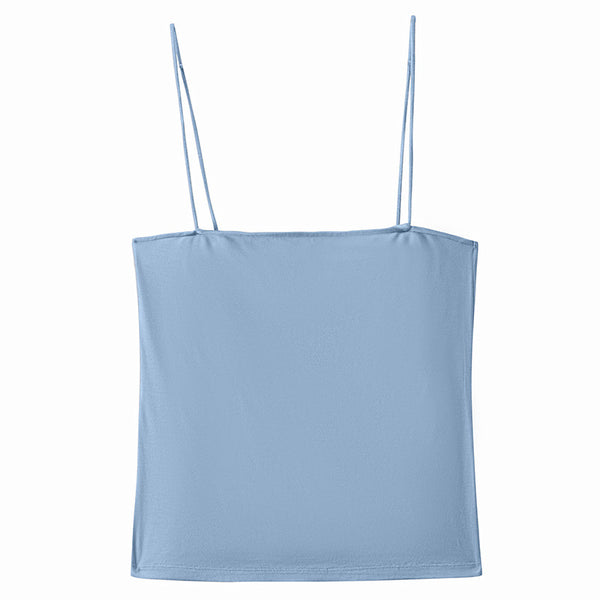 Women's Modal Vest Outwardly Wear a Slotted Neck INS Strap Underneath  Inside a cami T-shirt top