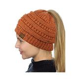 Women's fashion air vertex yarn horsetail  hat horsetail head