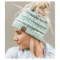 Women's fashion air vertex yarn horsetail  hat horsetail head