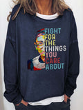 Fight For The Things You Care About RBG Print Top