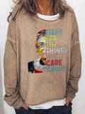 Fight For The Things You Care About RBG Print Top