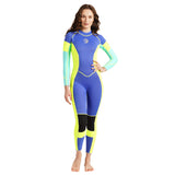 Women's Diving suit 3MM cold proof warm proof snorkeling sexy thin conservative long sleeve sunscreen one-piece swimsuit