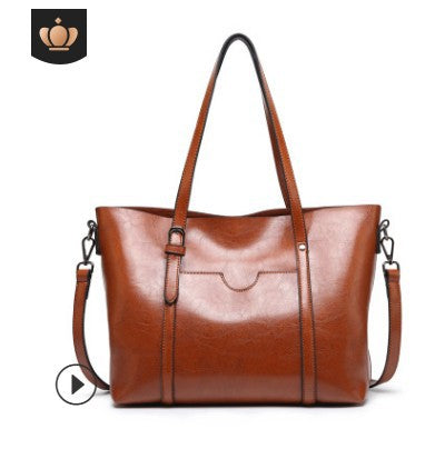 ladies large capacity handbag shoulder bag