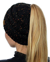 Women's fashion air vertex yarn horsetail  hat horsetail head