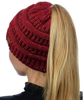 Women's fashion air vertex yarn horsetail  hat horsetail head