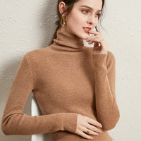 Women's turtle neck sweater top