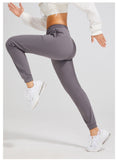 Fitness yoga pants， women high waist lace-up leg pants plus velvet warm loose professional training running sports casual pants.
