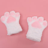 Hand made plush cat paw gloves Cute new cosplay show