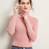 Women's turtle neck sweater top