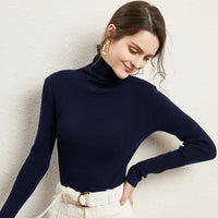 Women's turtle neck sweater top