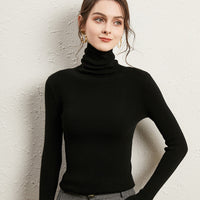 Women's turtle neck sweater top