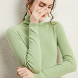 Women's turtle neck sweater top