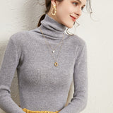 Women's turtle neck sweater top