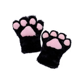Hand made plush cat paw gloves Cute new cosplay show