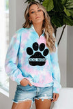 Women's Dog Mom Tie-Dye Sweatshirt