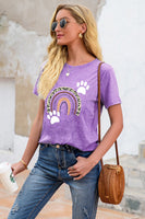 Women's Dog Paw Rainbow Polo shirt